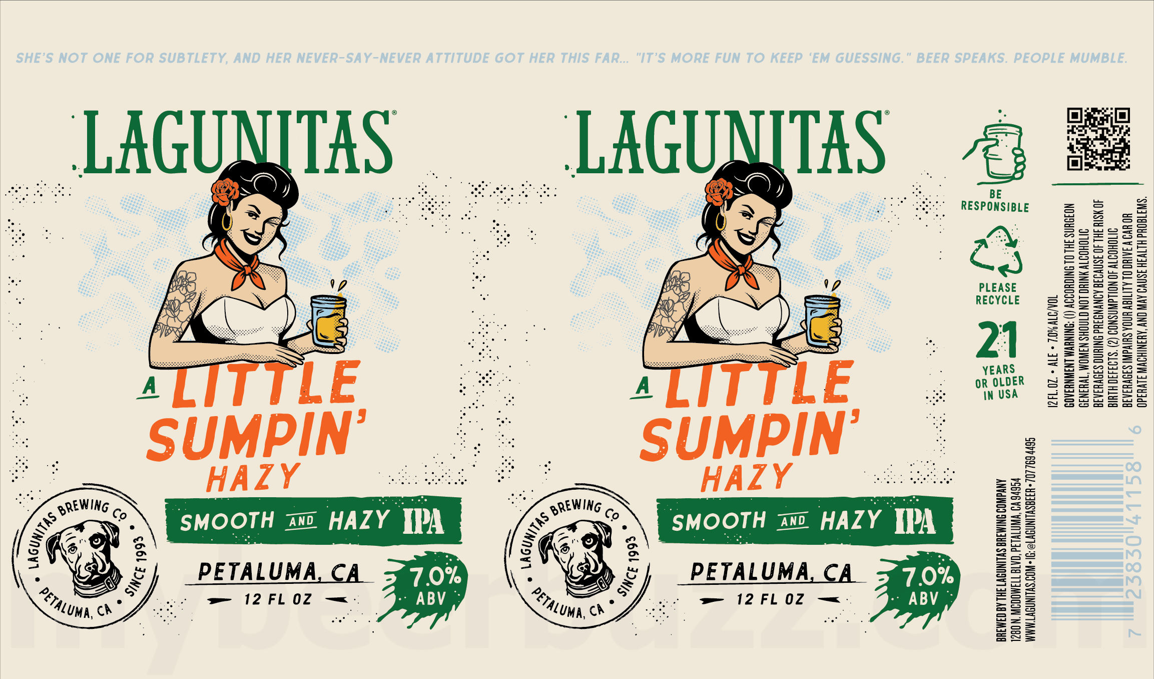 2026 Lagunitas A Little Sumpin' Hazy 12-oz Cans