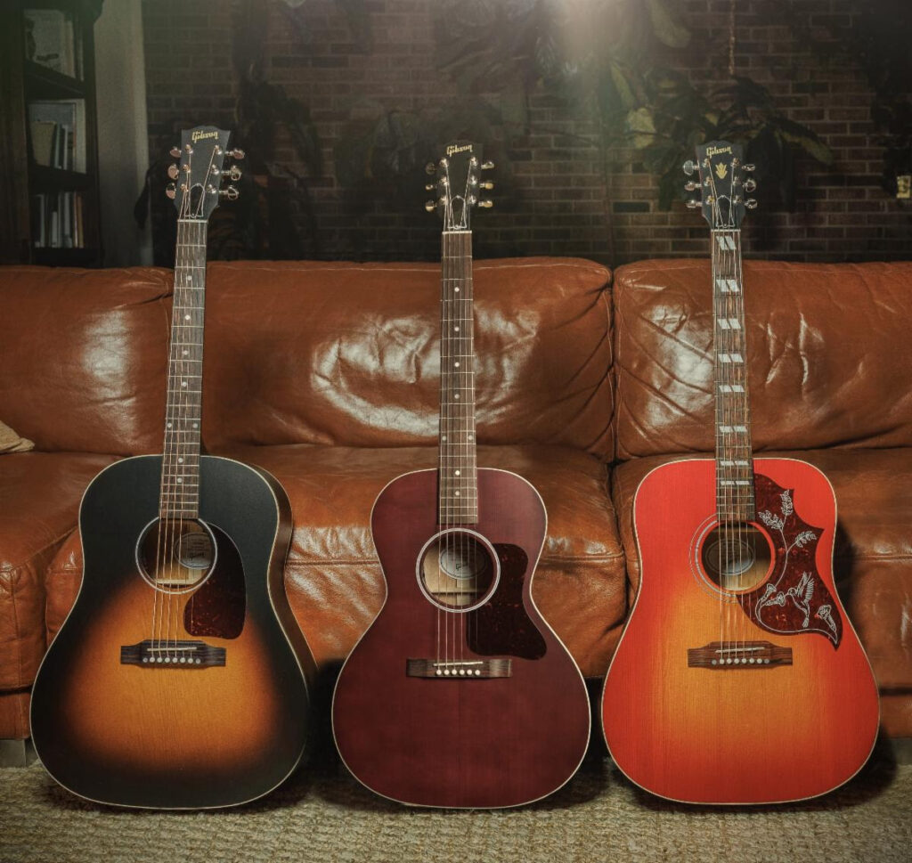 Introducing the new Gibson Acoustic Specials, the J-45, Hummingbird, and L-00 Specials, Handcrafted at Gibson Acoustic in Bozeman, Montana