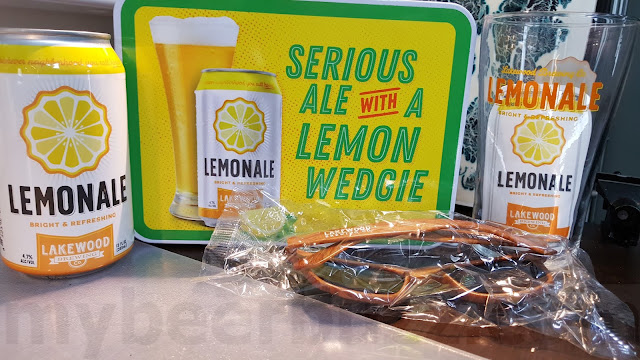 Mybeerbuzz .com Highlights Lakewood Brewing Lemonale (Review)