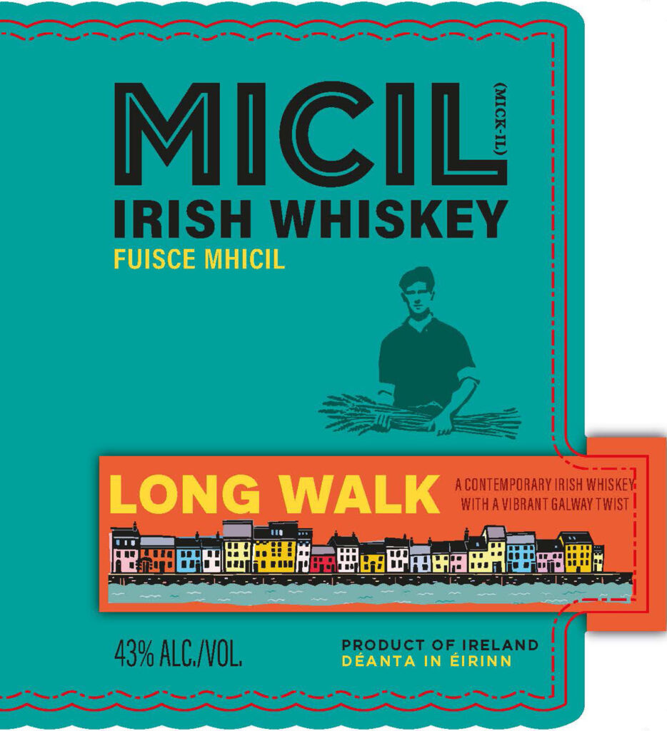 Micil Irish Whiskey Long Walk Contemporary Irish Whiskey With a Vibrant Galway Twist