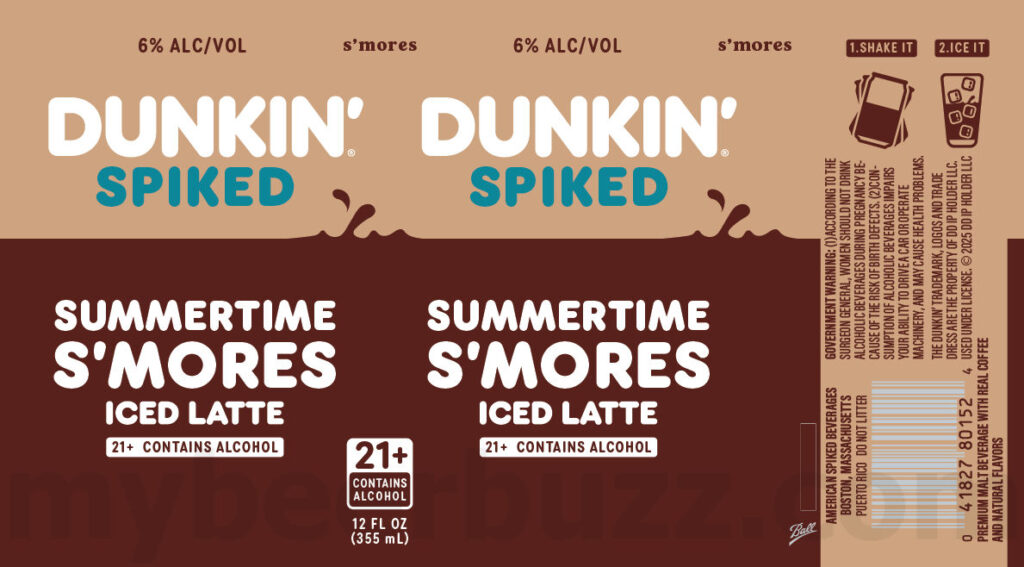 Harpoon & Dunkin’ Collaborate On Dunkin’ Spiked Summertime S’Mores and Kiwi Watermelon Refresher