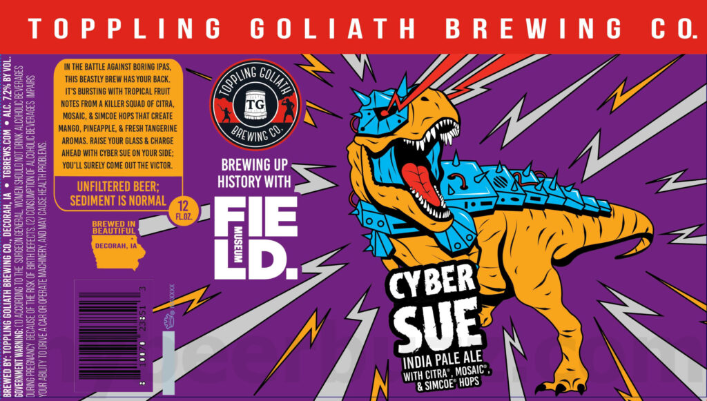 Toppling Goliath Working On Cyber Sue, King Sue & Cherry Fandango