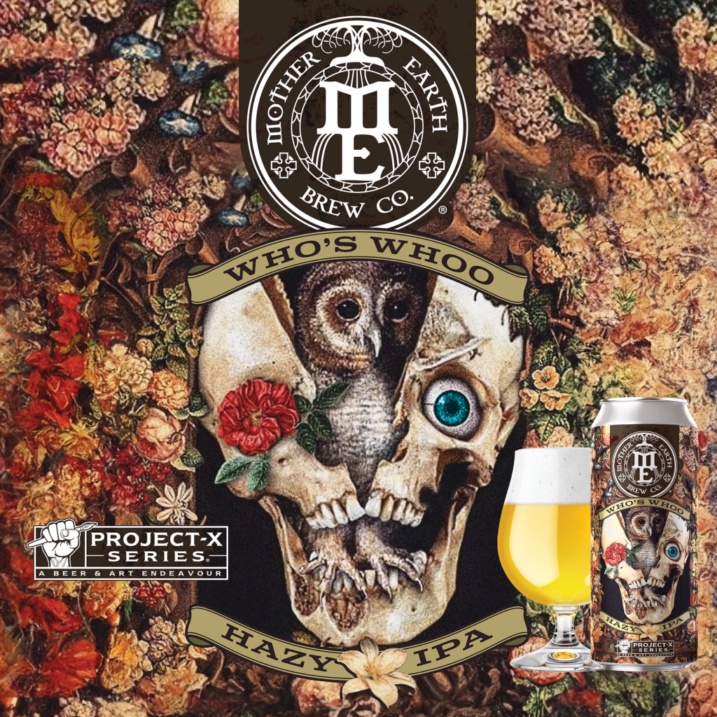 Mother Earth Brew Co Project X Series Release: ‘Who’s Whoo’ HIPA Conjures Surreal Vibes