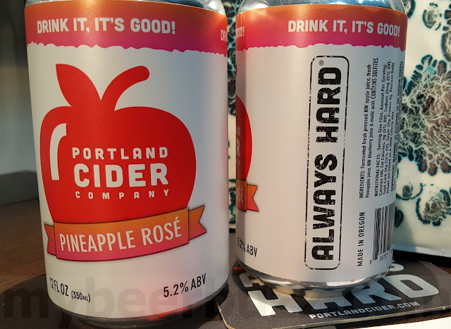 Mybeerbuzz .com Highlights Portland Cider Pineapple Rosé (Review)