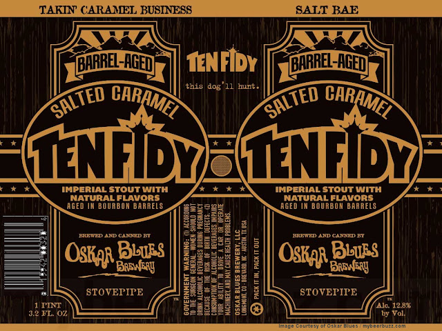 Oskar Blues BA Salted Caramel Ten Fidy Returns In 19.2oz Cans
