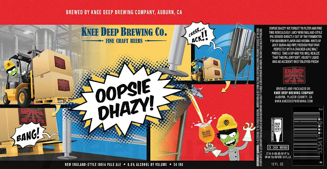 Knee Deep Working On Oopsie Dhazy!, Si Señor, Hola Señor, Molly Whopped IPA, Splurge, 5 Blind Mice, Galaxy On Fire, Midnight Hoppyness, Citra Extra IPA, Lupulin River, Man Juice & Beautiful Blonde