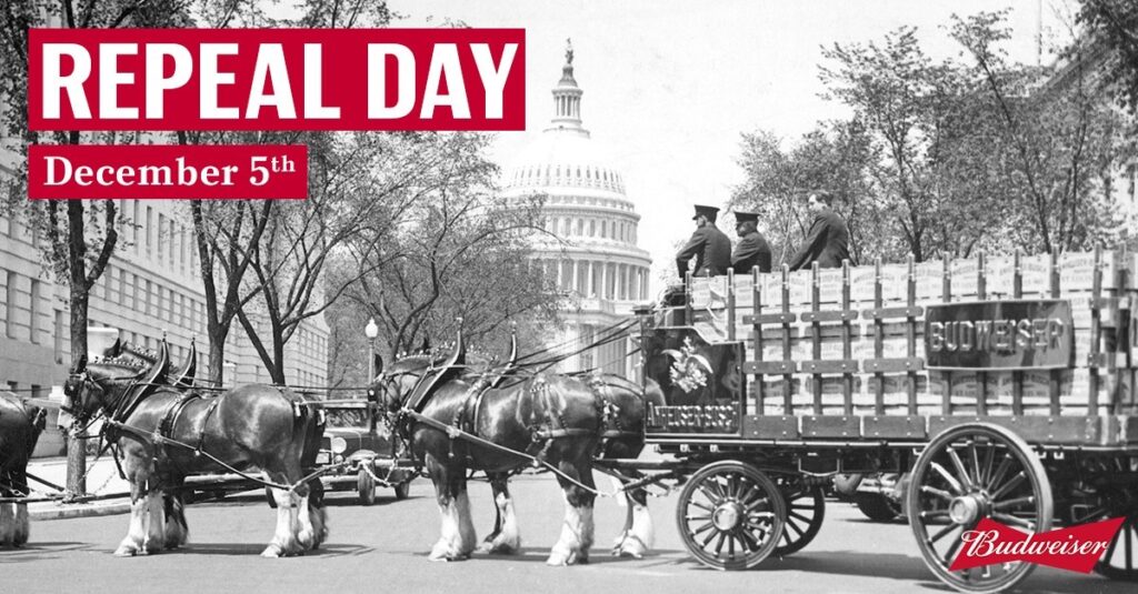 Budweiser and Jim Beam Invite America to Celebrate Repeal Day