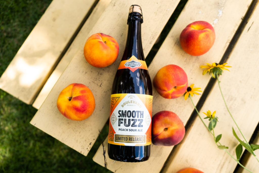 Boulevard Adding Smooth Fuzz Peach Sour Ale