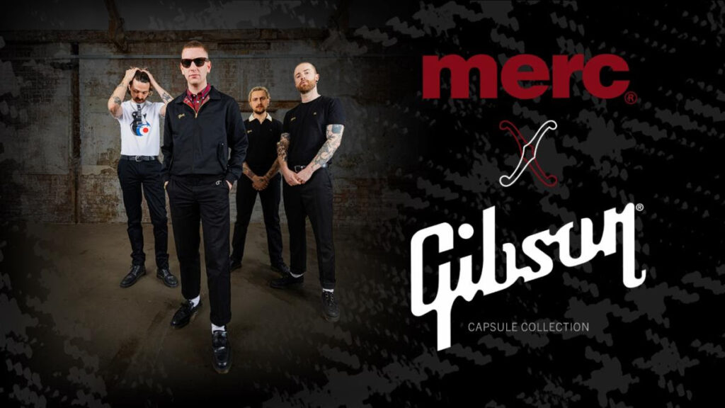 Introducing the Merc x Gibson Capsule Collection, Gibson Partners with British Clothing Brand Merc for Apparel Collection, Available at the Gibson Garage London