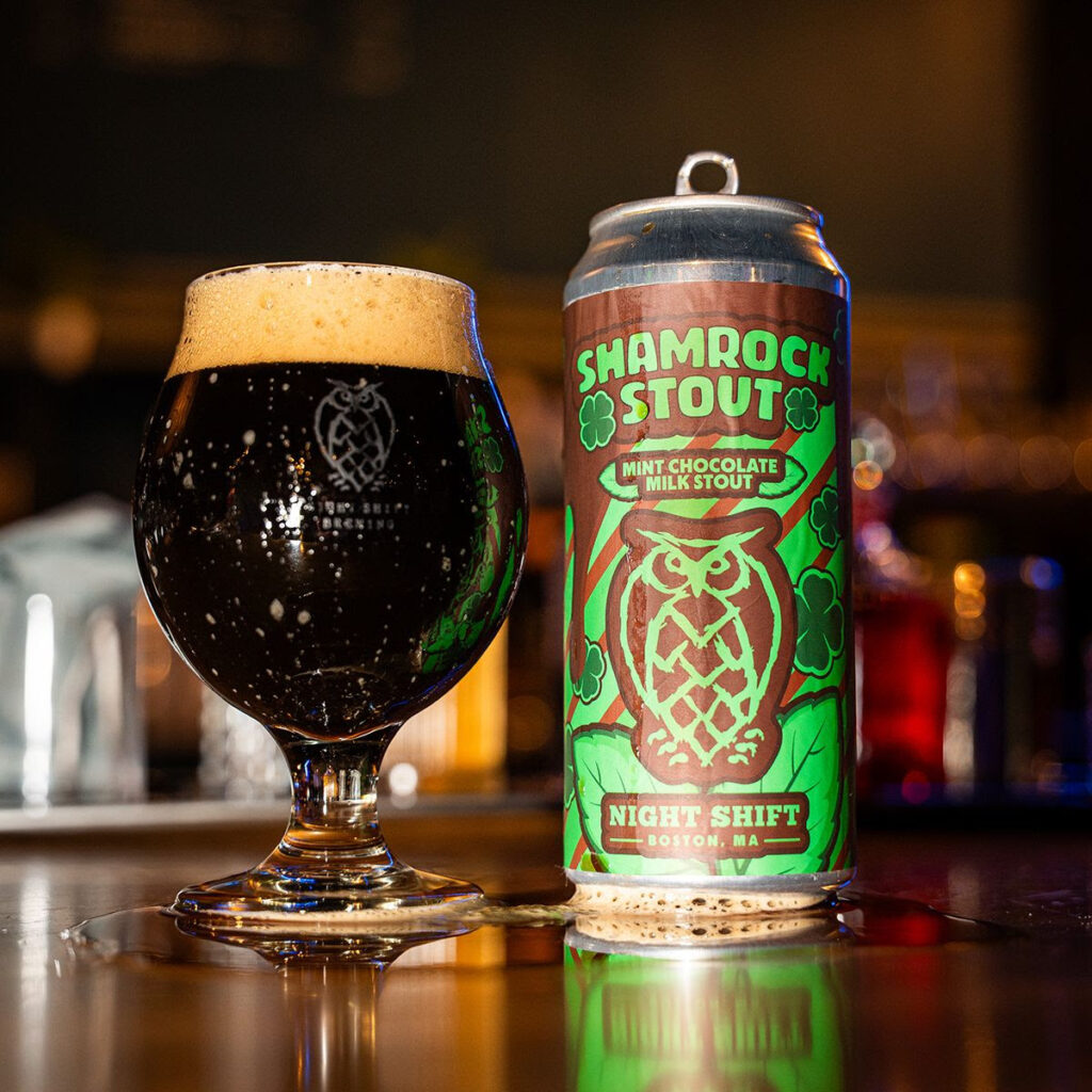 Night Shift Releasing Shamrock Stout, Muffin But Net & Haze Maze: Frost