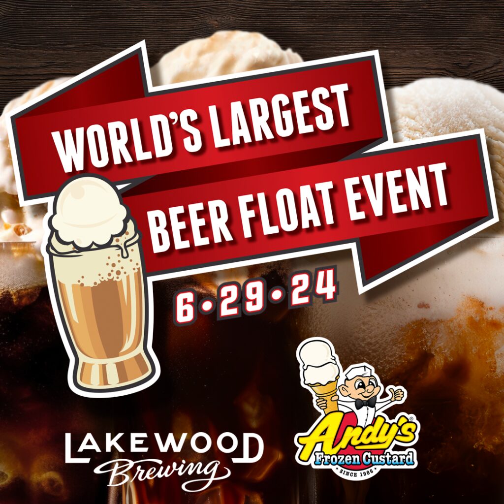 Andy’s Frozen Custard® and Lakewood Brewing Co. Build the World’s Largest Beer Float
