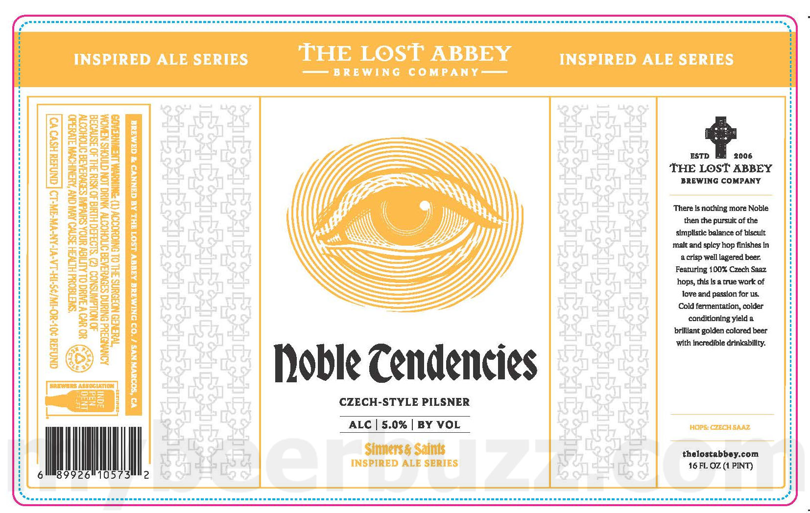 Lost Abbey Adding Noble Tendencies, Unseen Things, JMJ & Every Everything Cans