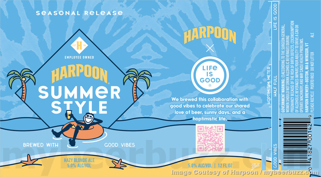 Harpoon Brewery and Life is Good Brew Good Vibes with Summer Style