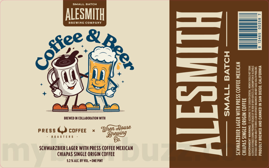 AleSmith Collaborating With Modern Times, Maui, Wren House, Weathered Souls, Other Half, WeldWerks & Goal on Coffee & Beer Small Batch Releases