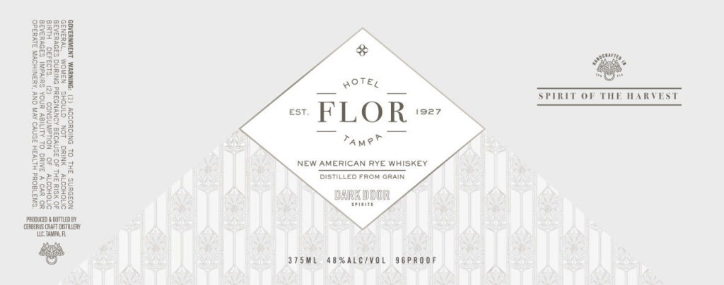 Cerberus Craft Distillery Dark Door Spirits Hotel Flor Tampa