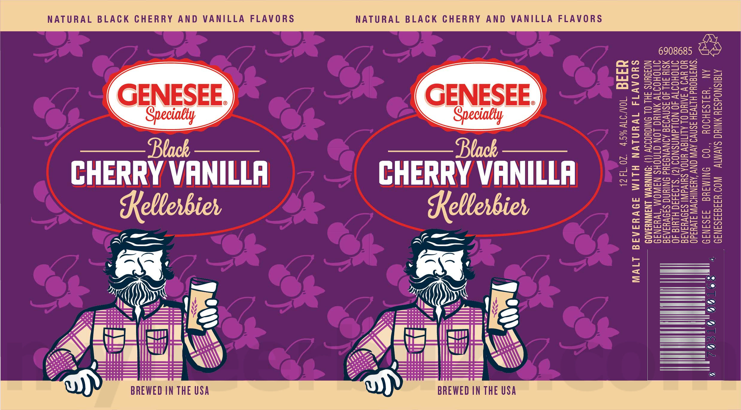 Genesee Adding Black Cherry Vanilla Kellerbier, Crammin’ Cranberry-Apple Ale, Black Lager & Summer Brew