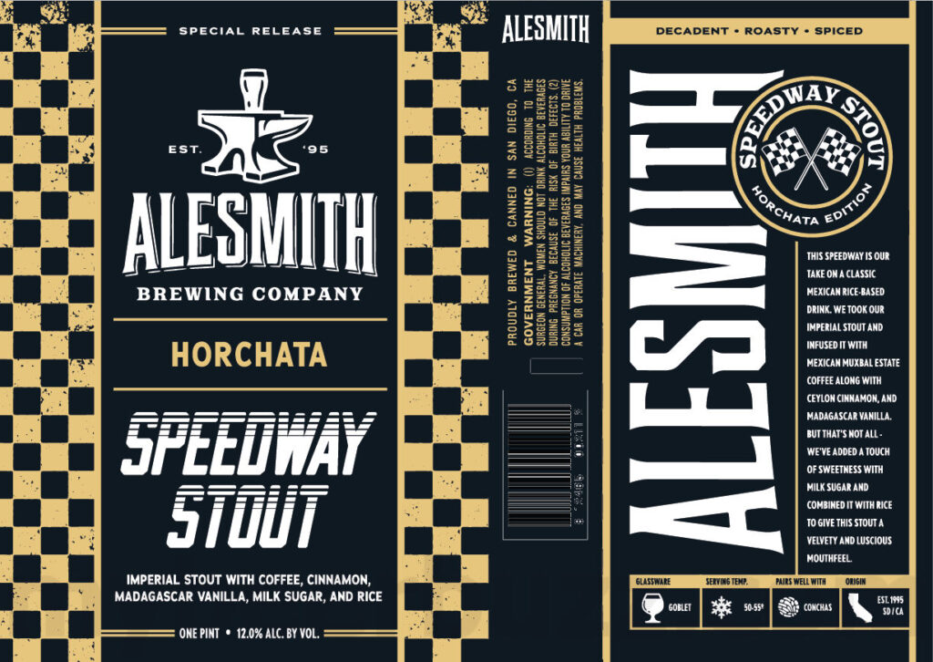 AleSmith Adding Horchata Speedway Stout, Non-Alcoholic Speedway Stout & Non-Alcoholic IPA