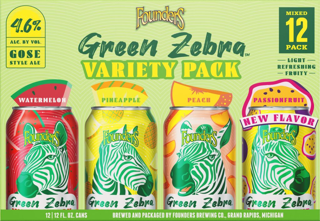 Founders Releasing Green Zebra Variety Pack w/New Flavor