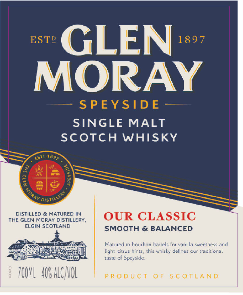 Glen Moray Speyside Single Malt Scotch Whiskey