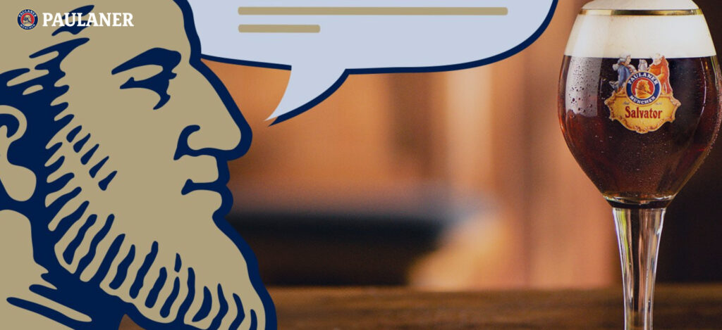 HIS VOW OF SILENCE IS OVER! BROTHER BARNABAS OF THE ICONIC PAULANER LOGO FINALLY SPEAKS AFTER 250+ YEARS