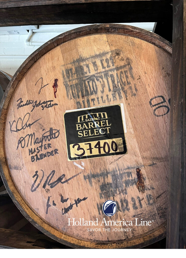 Award-Winning Distillery Buffalo Trace Selects Premium Barrel for Holland America Line