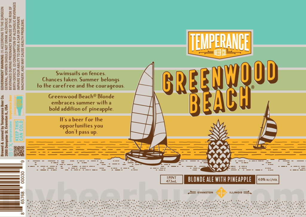 Temperance Beer Adding Greenwood Beach & All The World Is Here