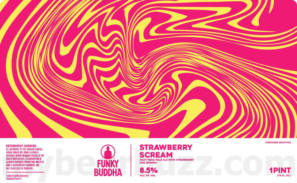 Funky Buddha Adding Strawberry Scream, Acai Time, Strawberry Shortcake, Dropping Bars, Fire In The Hole & Rise, Noon Time And Grind Cans