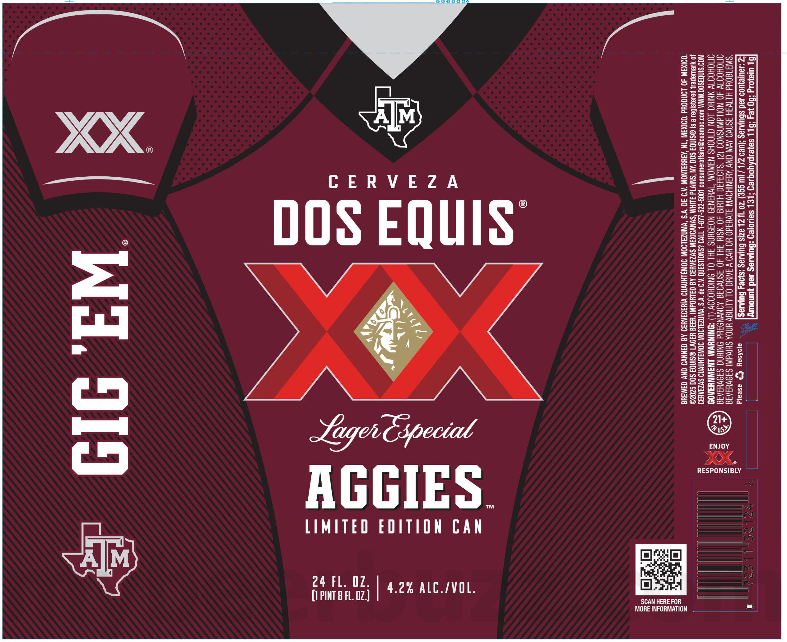 Dos Equis Adding Texas A&M Aggies Packaging