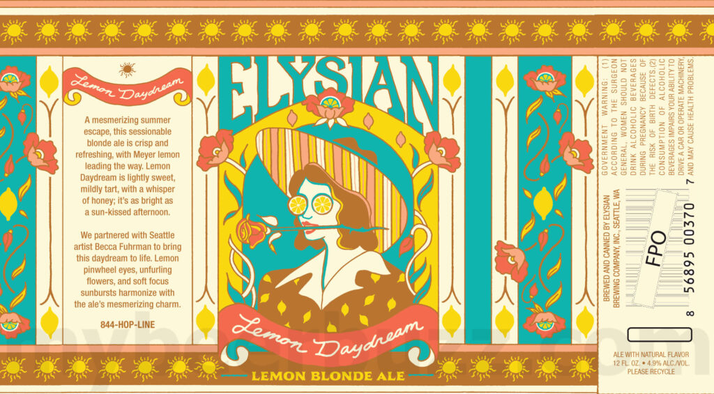 Elysian Adding Lemon Daydream Blonde Ale