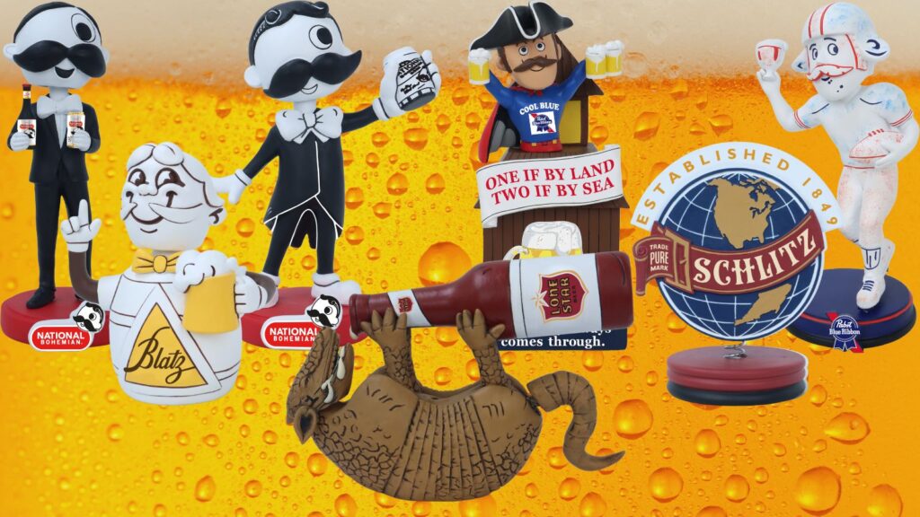 National Bohemian and Lone Star Beer Bobbleheads Unveiled for National Drink a Beer Day