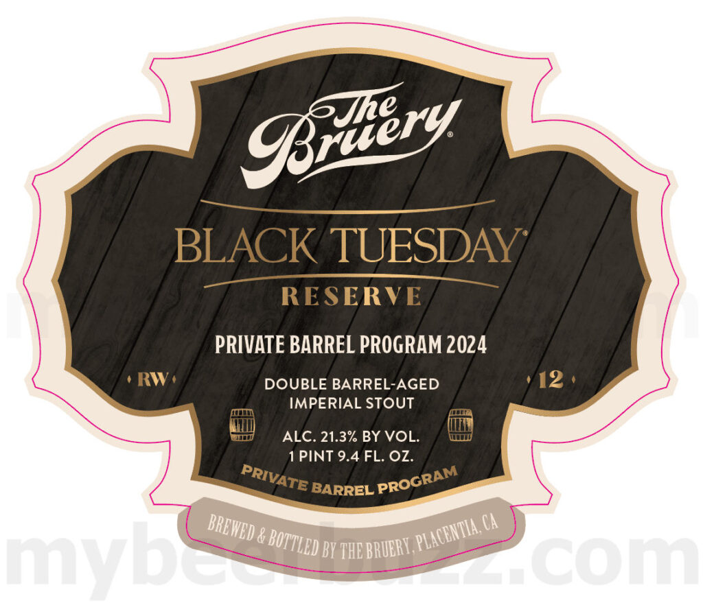 The Bruery Adding 2024 Black Tuesday Reserve