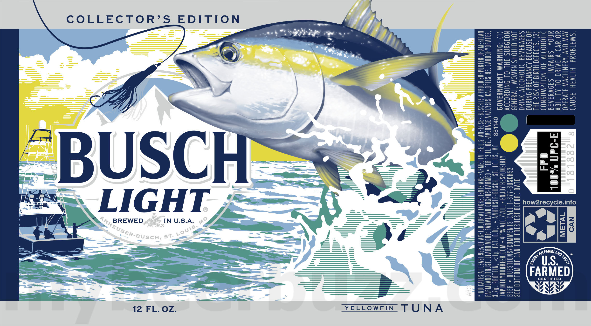 Busch Beer Adding Collector’s Edition Fishing Cans