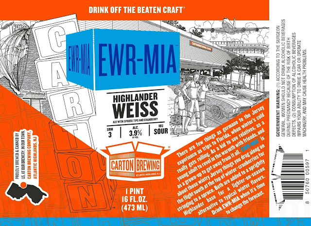 Carton Brewing EWR-MIA MIA-EWR Highlander Weisse (Video)