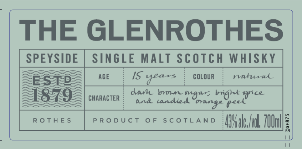 The Glenrothes 15-Year Speyside Single Malt Scotch Whiskey