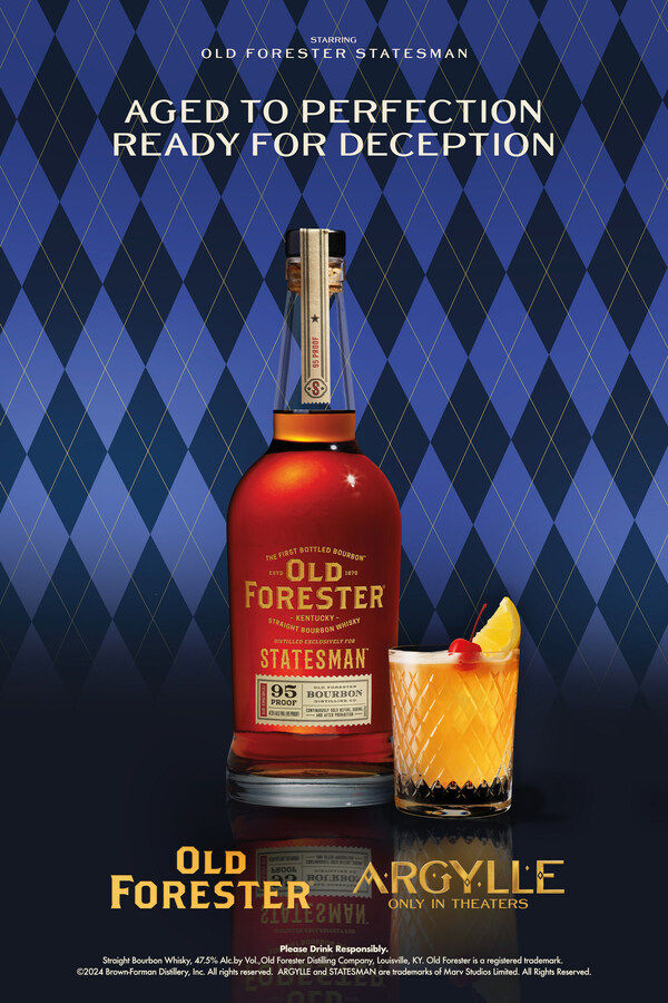 Old Forester Statesman featured in new theatrical release, Matthew Vaughn’s “Argylle”