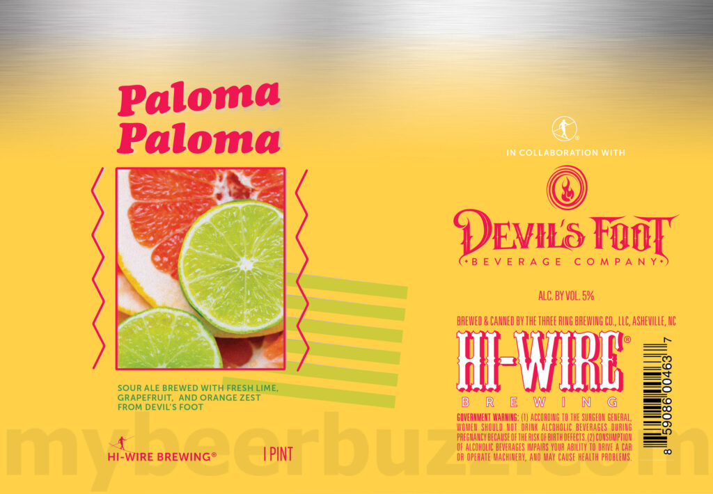 Hi-Wire Adding Canadian Lager & Paloma Paloma Collaboration