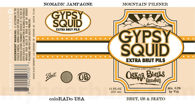 Oskar Blues Adding Gypsy Squid Extra Brut Pils