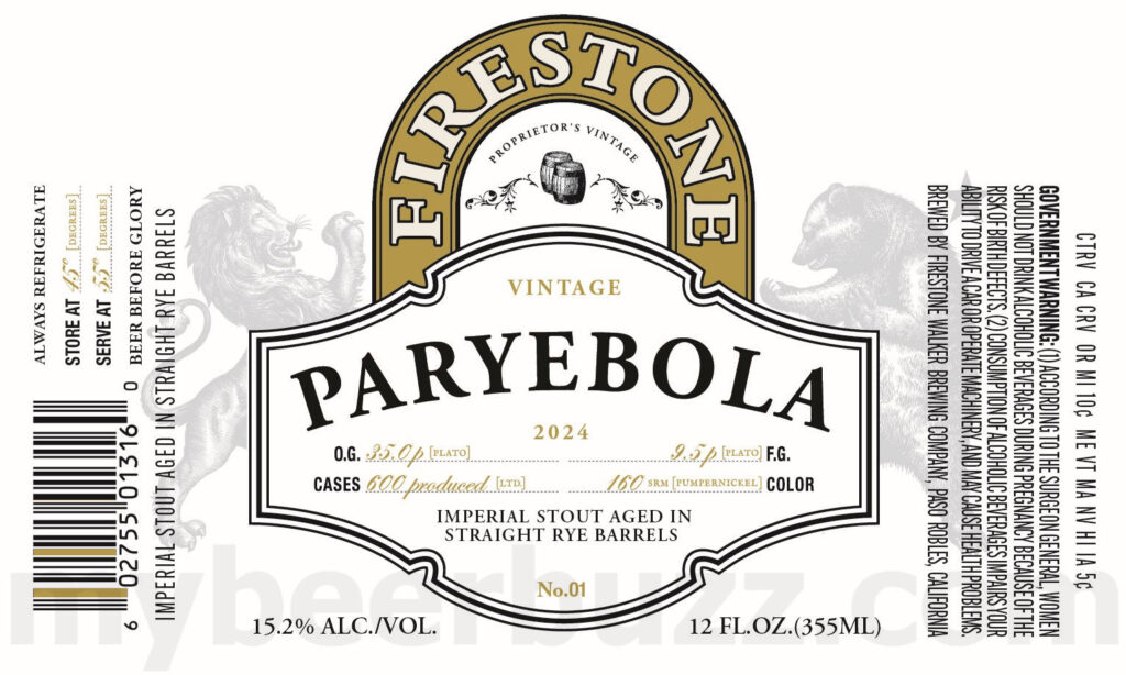 Firestone Walker Adding Paryebola, Heavy Souls Collaboration & Oakpocalypse Now Collaboration