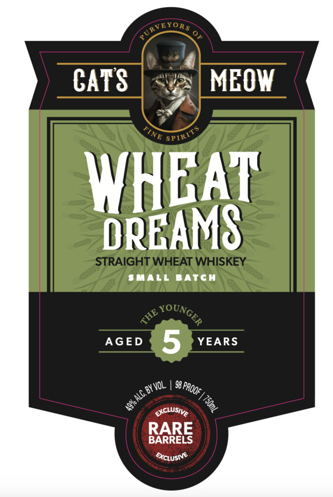 Long Creek Distillery Cat’s Meow Wheat Dreams Small Batch 5-Year Straight Wheat Whiskey