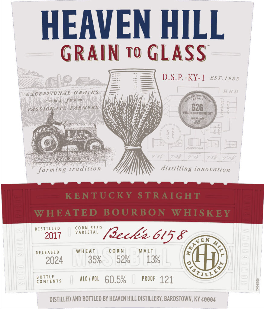 Heaven Hill Grain To Glass Kentucky Straight Wheated Bourbon Whiskey