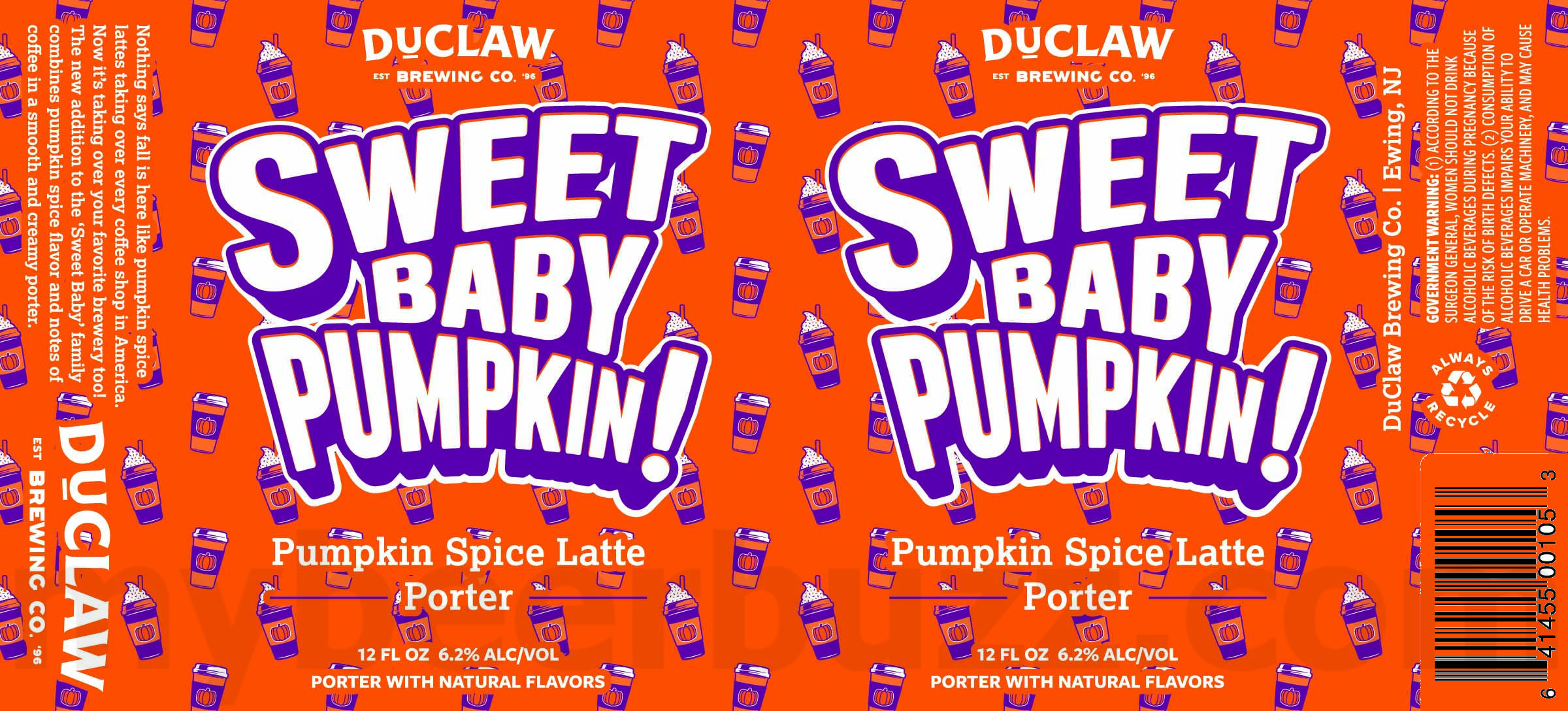 DuClaw Updating Sweet Baby Pumpkin!, Sweet Baby Java! & Sweet Baby Banana!