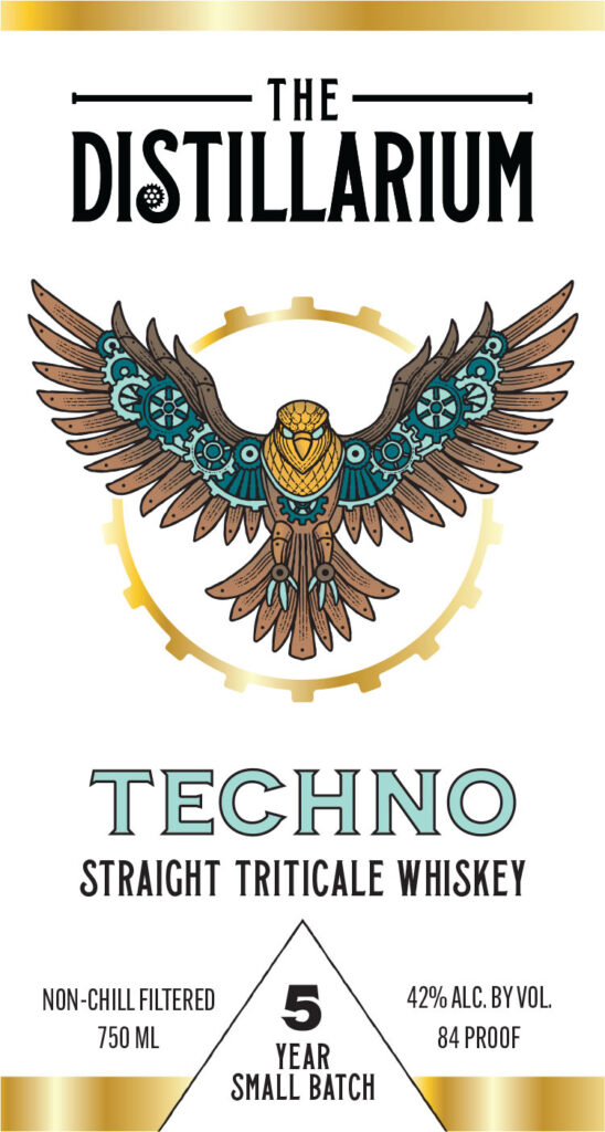 The Distillarium Techno 5-Year Small Batch Straight Triticale Whiskey