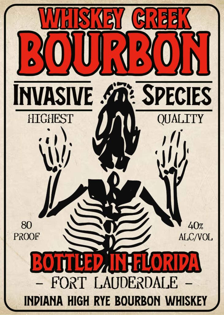 Invasive Species Brewing Whisky Creek Indiana High Rye Bourbon Whiskey
