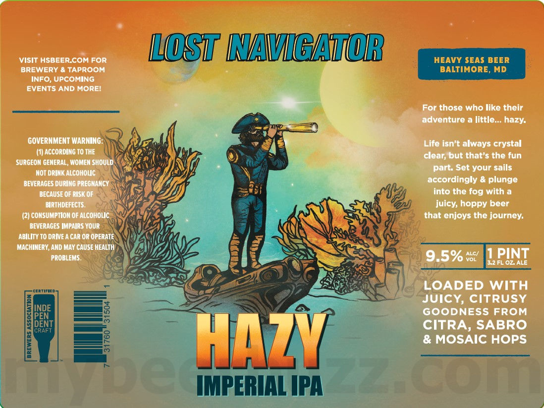 Heavy Seas Adding Lost Navigator Hazy, Clipper City Pale Ale & Lost Navigator Dank