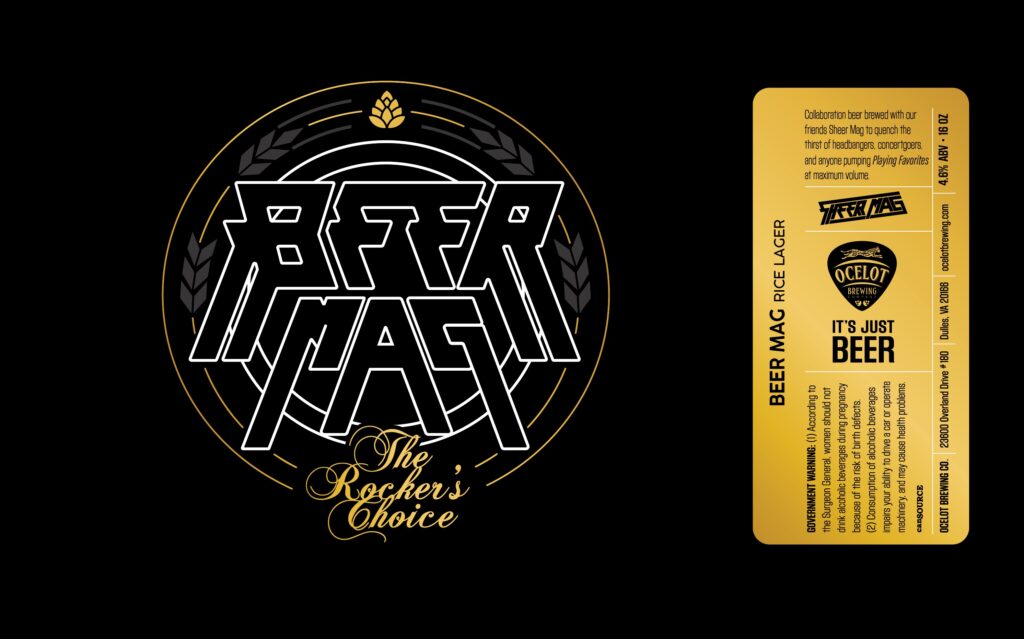 Ocelot & Sheer Mag Collaborate On Beer Mag Rice Lager