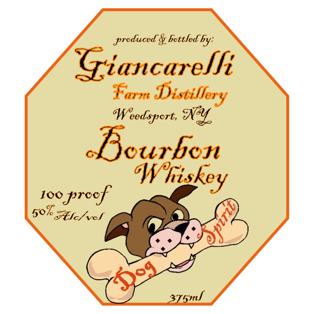 Giancarelli Farm Distillery Dog Spirit Bourbon Whiskey