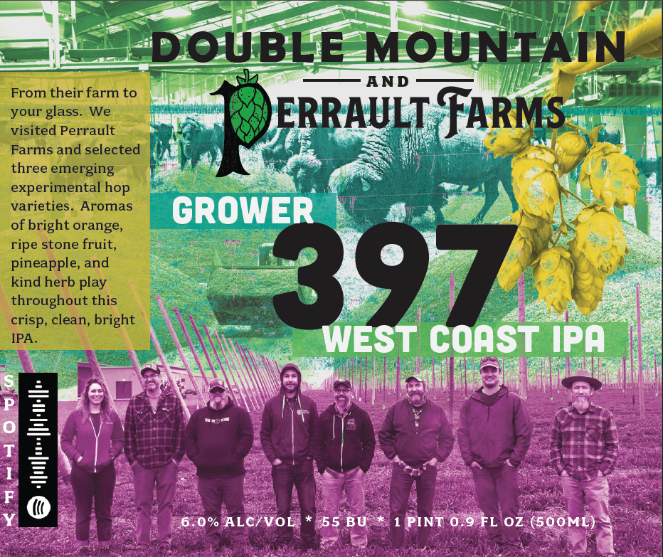 Double Mountain Introduces Grower 397 West Coast IPA Collaboration