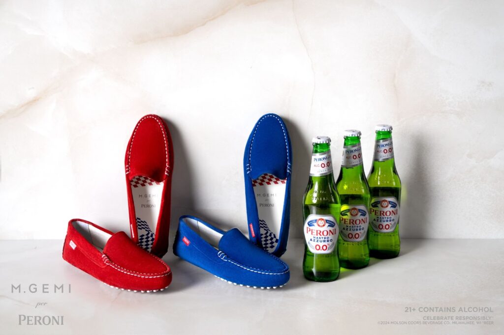 Peroni Partners With Italian Brand M.Gemi for Beer-Inspired Loafers