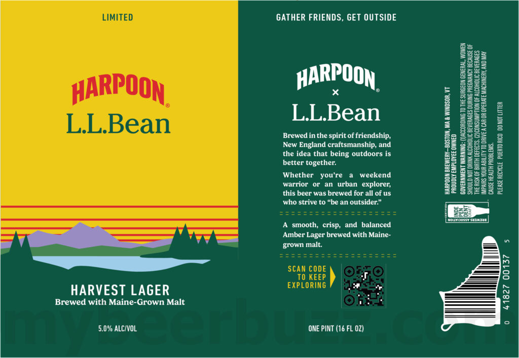 Harpoon & L.L. Bean Team Up For Harvest Lager