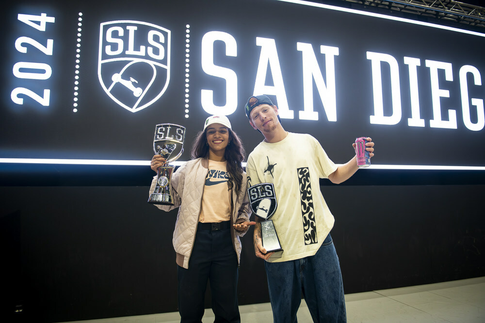 Monster Energy’s Rayssa Leal Takes First Place in the Women’s Skateboard Street at the SLS San Diego 2024 Skateboarding Contest